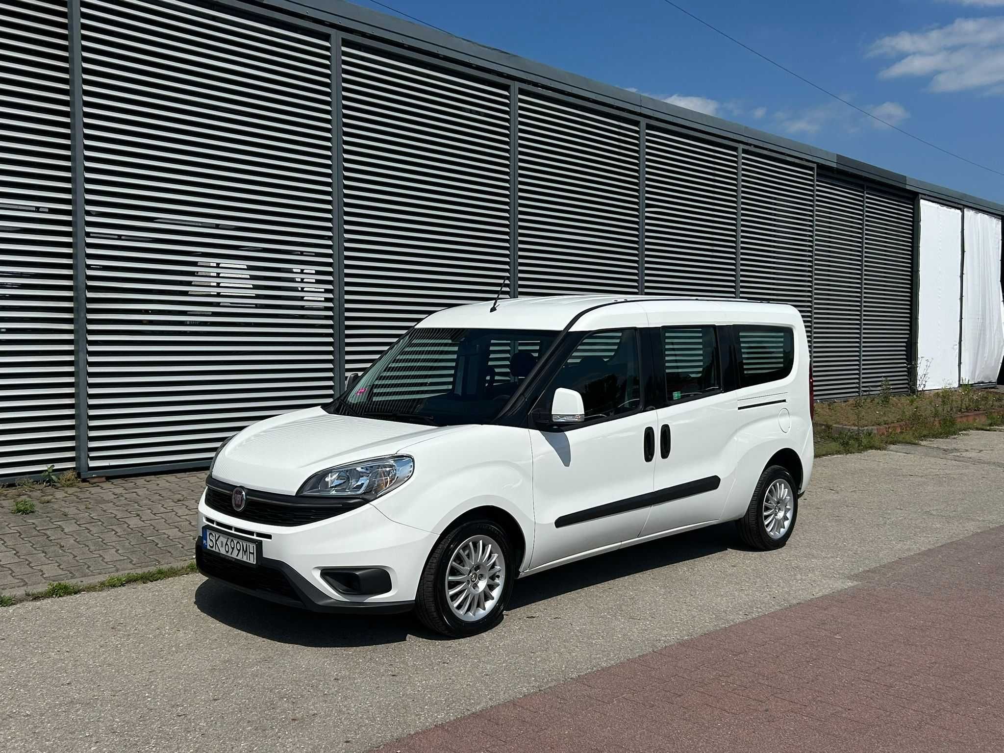 Fiat Doblo 2017 MAXI – 1.6 Diesel 105 KM – Bezwypadkowy – Faktura VAT