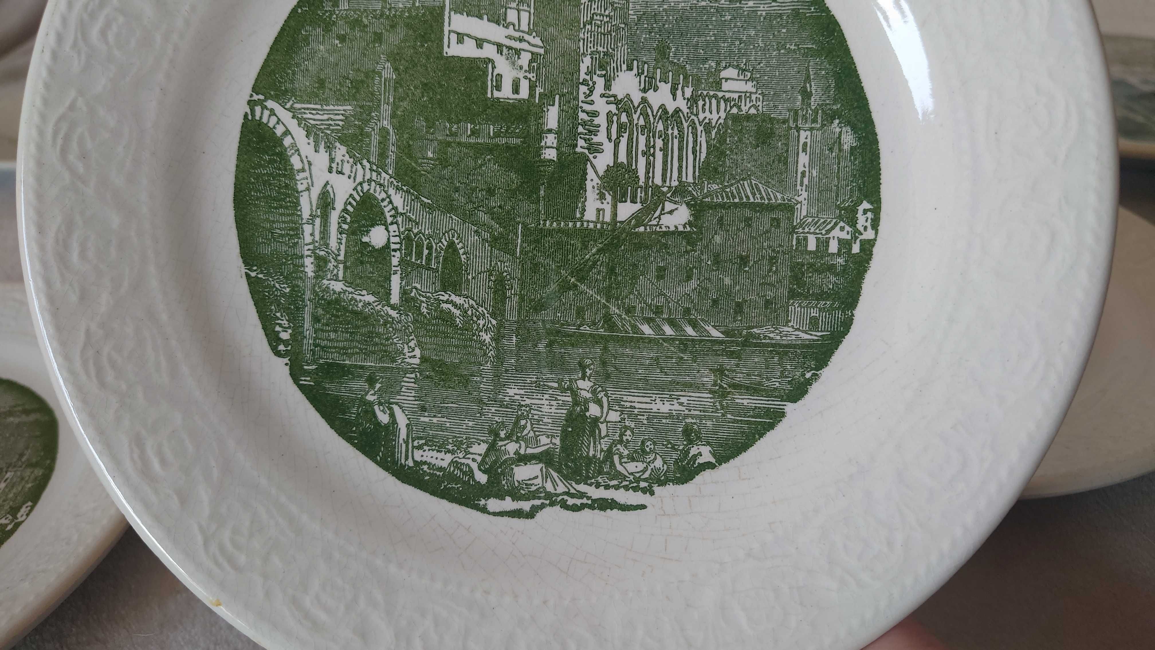 Porcelana angielska Fine Ware zielona - dla dzieci, dekoracja