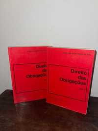 Livros de direito (direito das obrigações) volume I e II