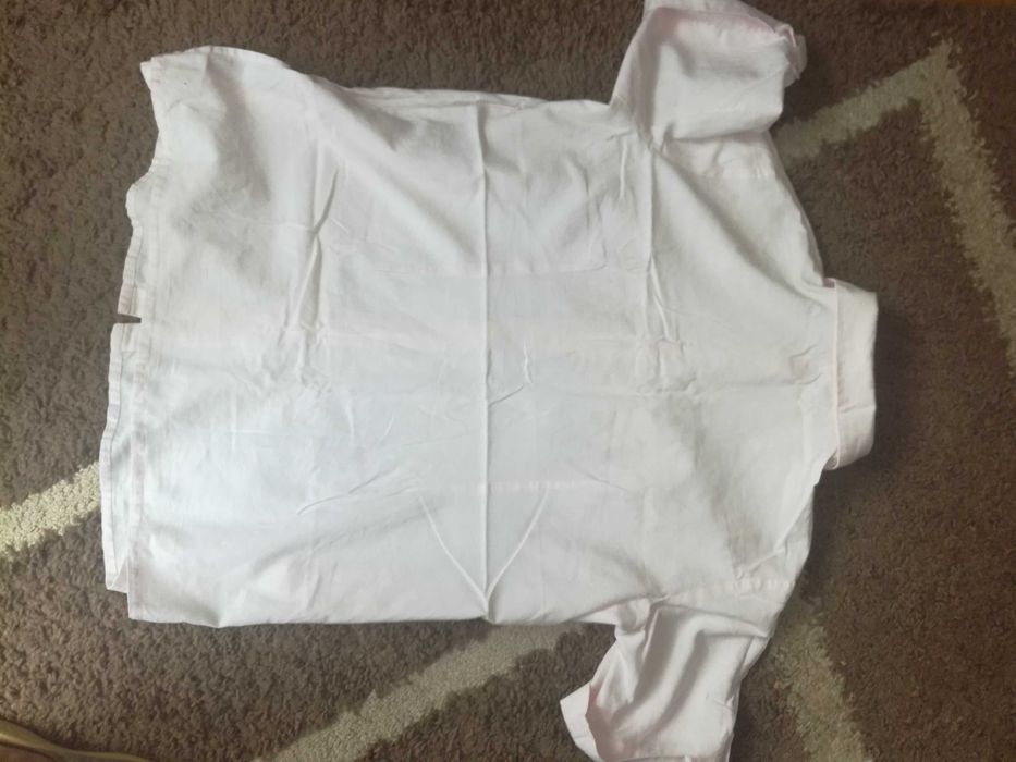 Damska koszulka z krótkim rękawem rozm. 50 len/bawełna