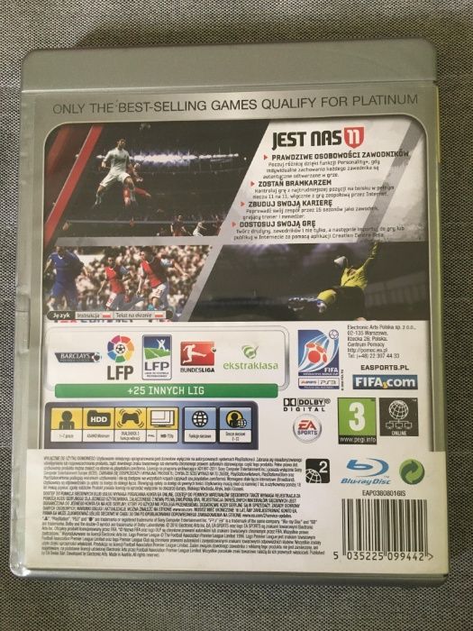 Gra PlayStation PS3 FIFA 11 Platinum