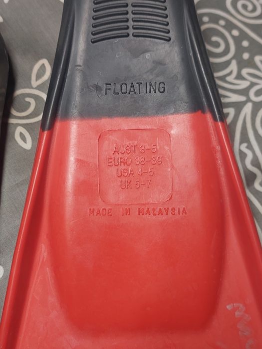 Ласти тренувальні Waikoa, короткі, 22 см   EURO 38-39 розмір