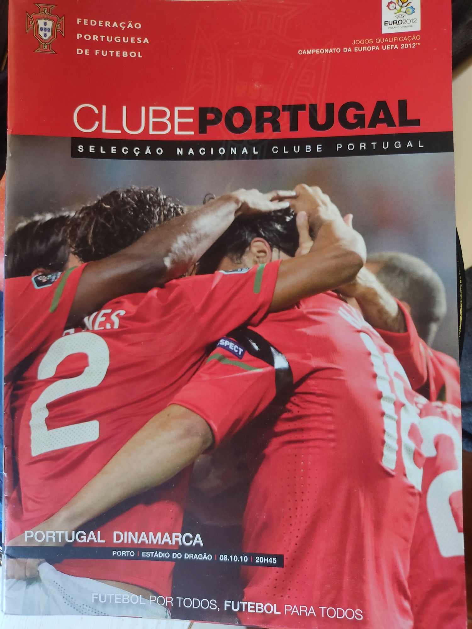 Programa de jogo Portugal Dinamarca 2010