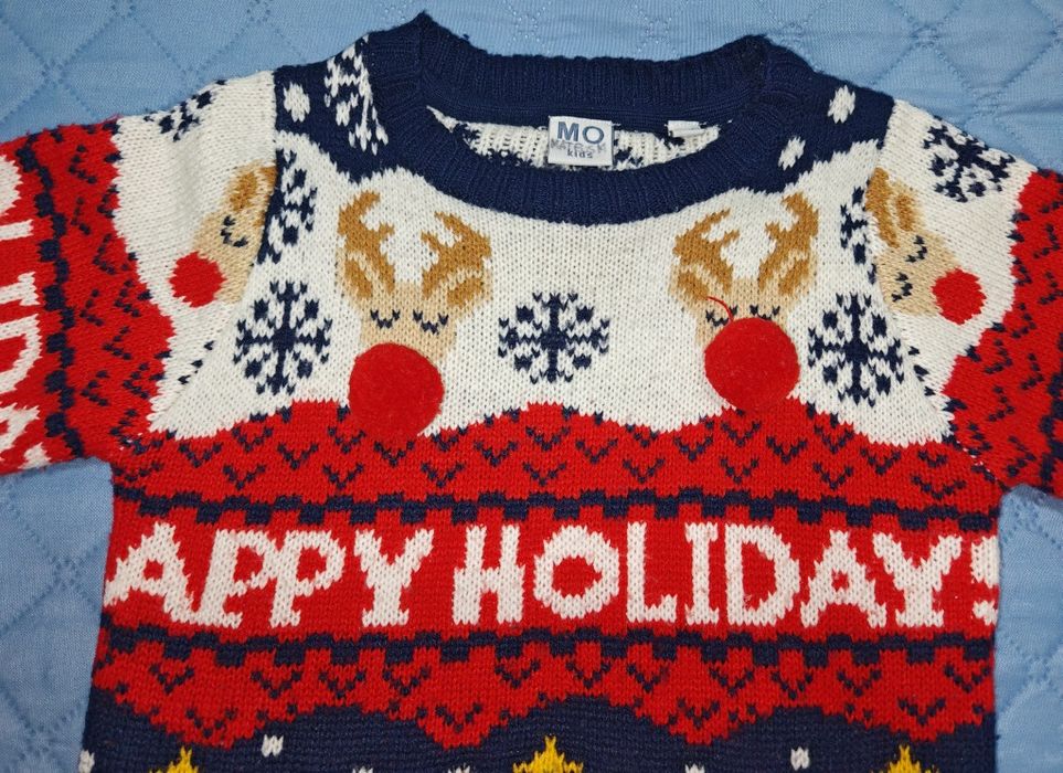 Camisola de menino do Natal