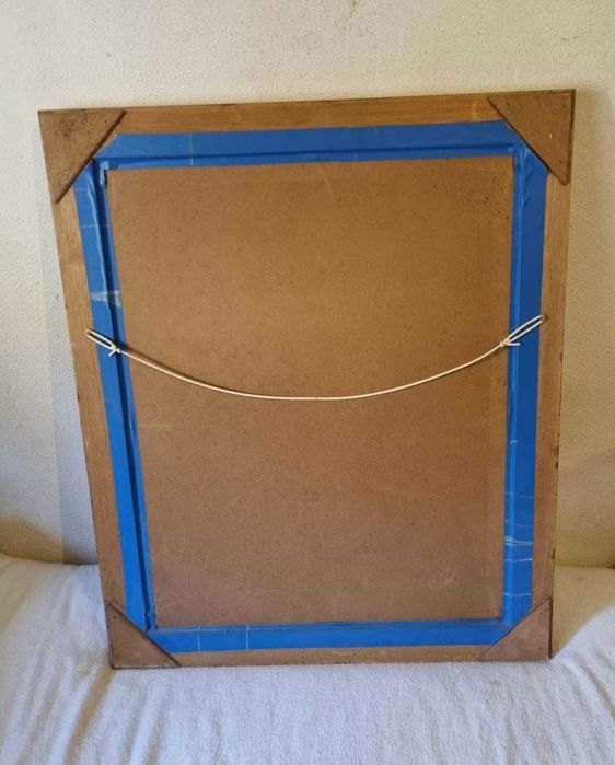 Quadro Parede Decoração encontra se com o vidro estalado