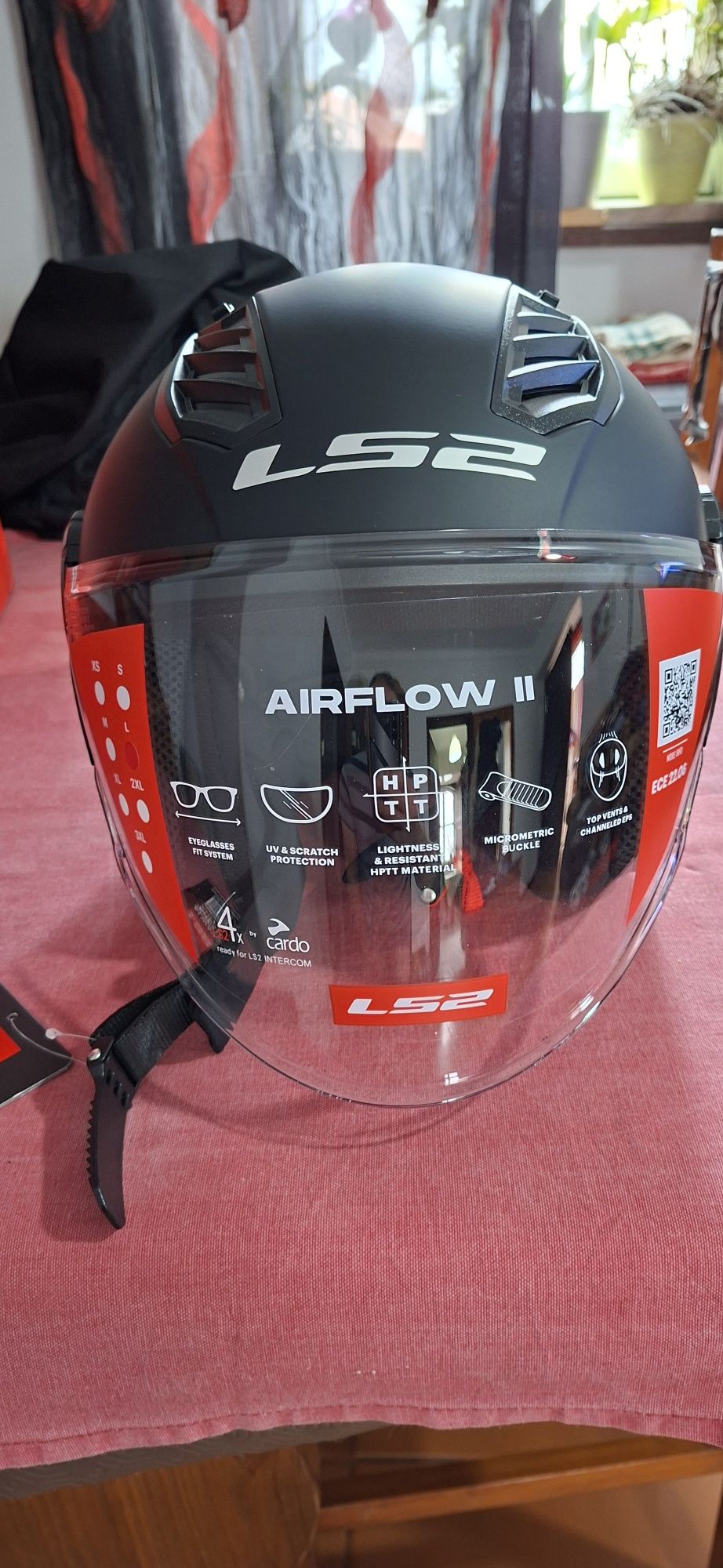 Capacete LS2 completamente novo tamanho L