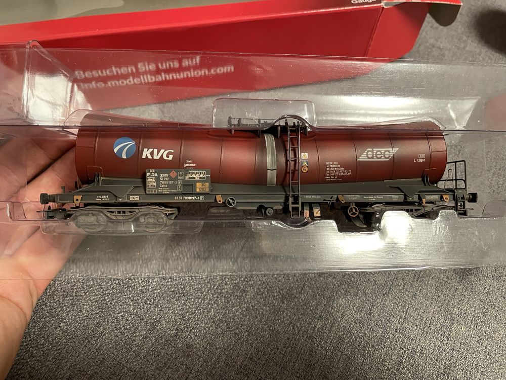 Cysterny KVG dec PKP H0 Modellbahn Union