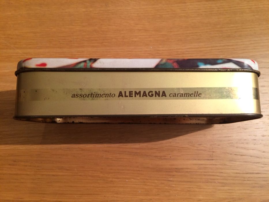 Caixa de lata de caramelos, Alemanha