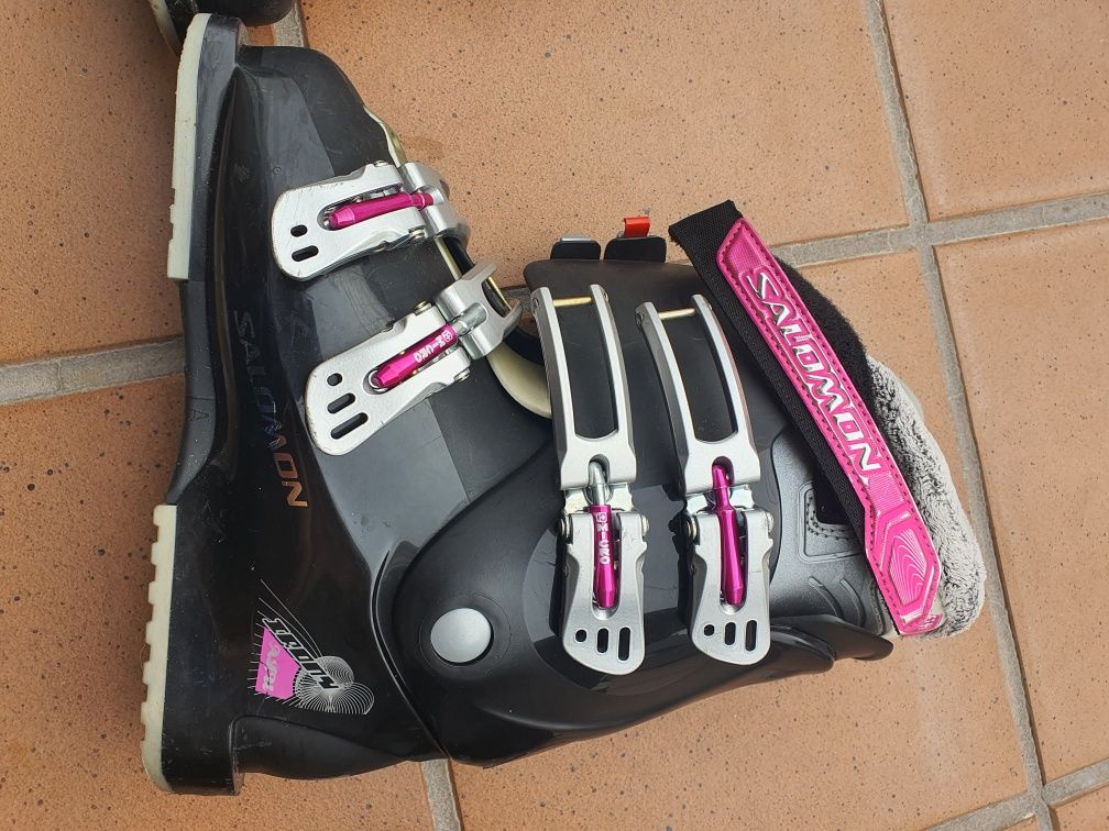 Botas de Ski Salomon senhora e saco para transporte