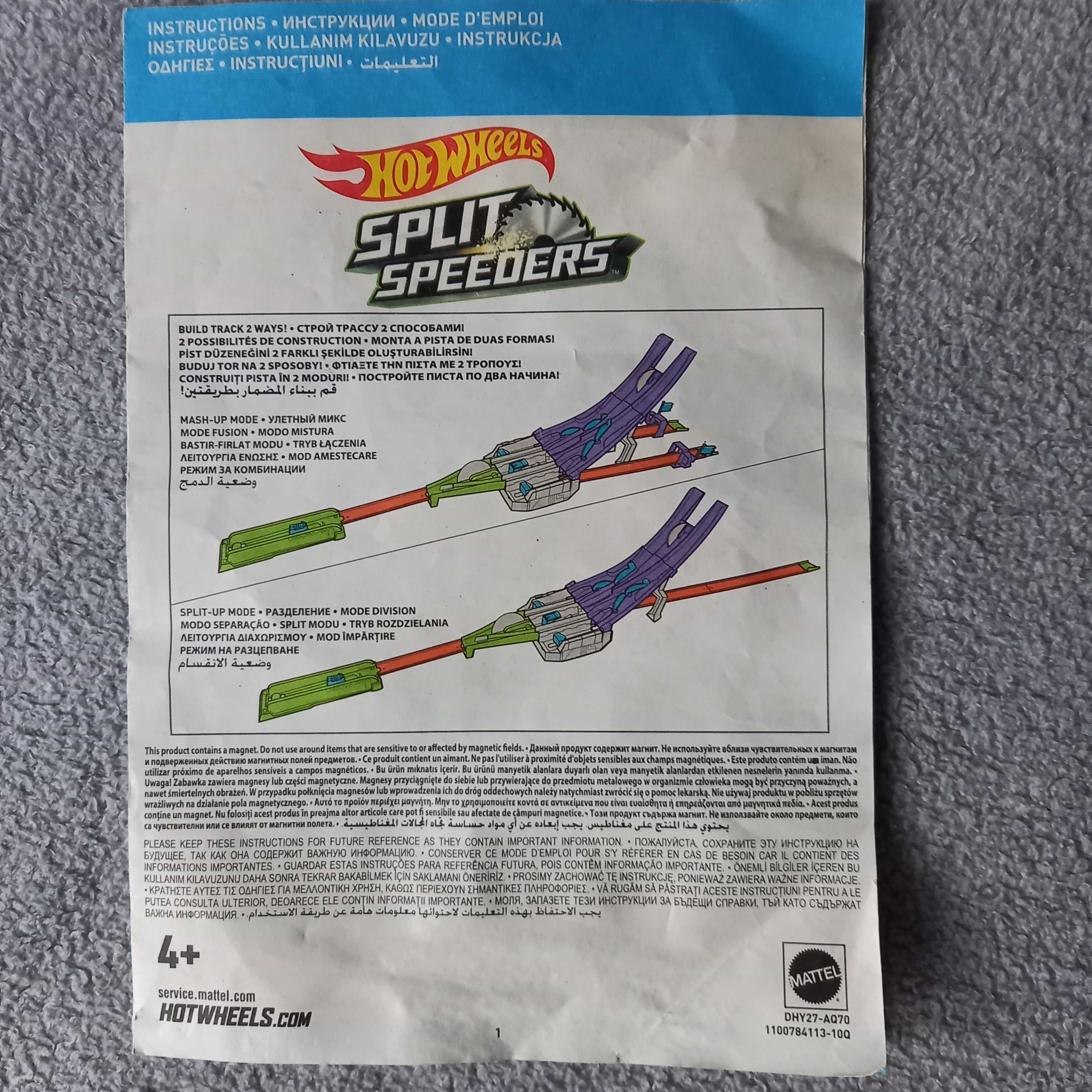 Zestaw Hot Wheels Split Speeders