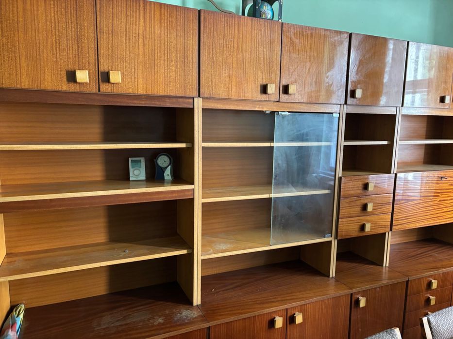 Meble PRL wysoki połysk