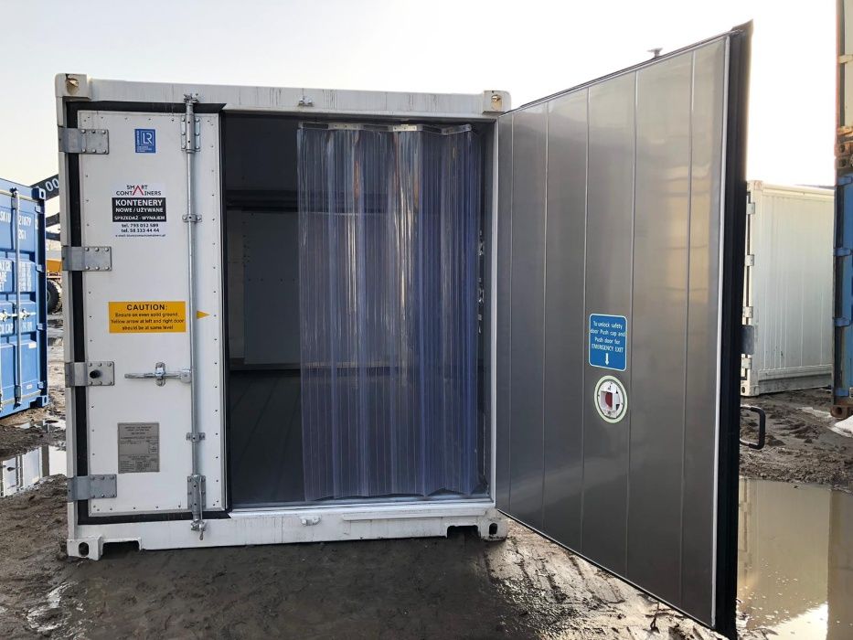 Kontener chłodniczy morski 20'RF reefer chłodnia mroźnia 6m 10 palet