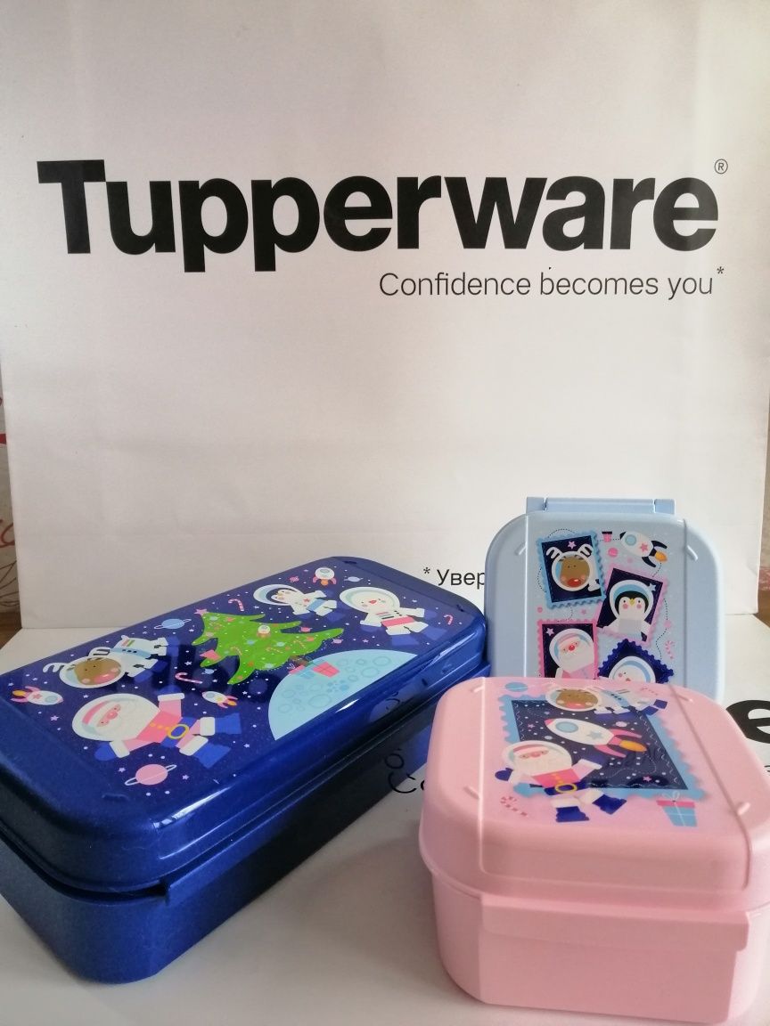 Останні набори! Ланч-бокс Новорічний Тапервер Tupperware