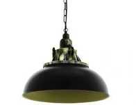 Lampa wisząca Casaya Pendelleuchte Petritoli loft czarna złota