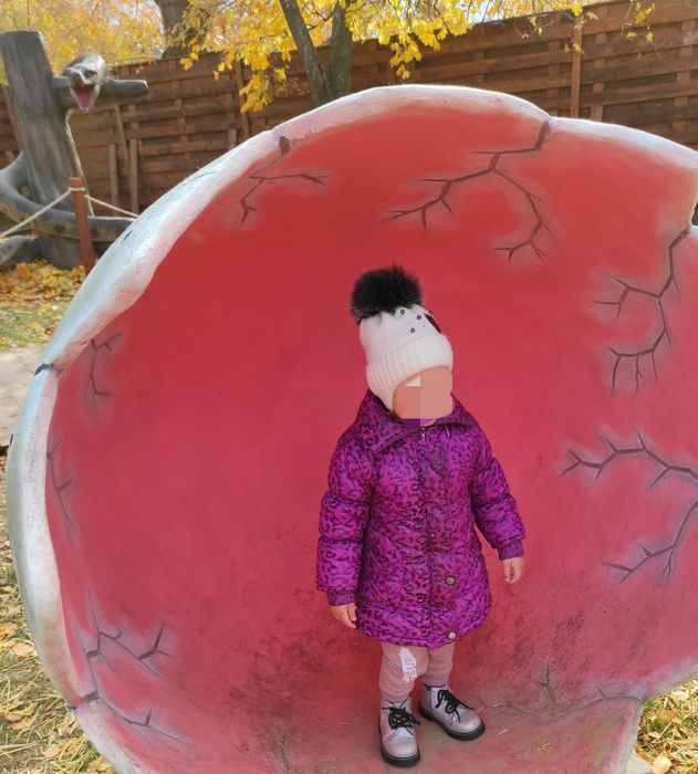 Шапка біла дитяча