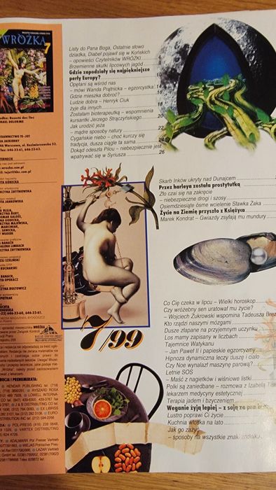 Wróżka, Naj astrologia 1999r, 2szt