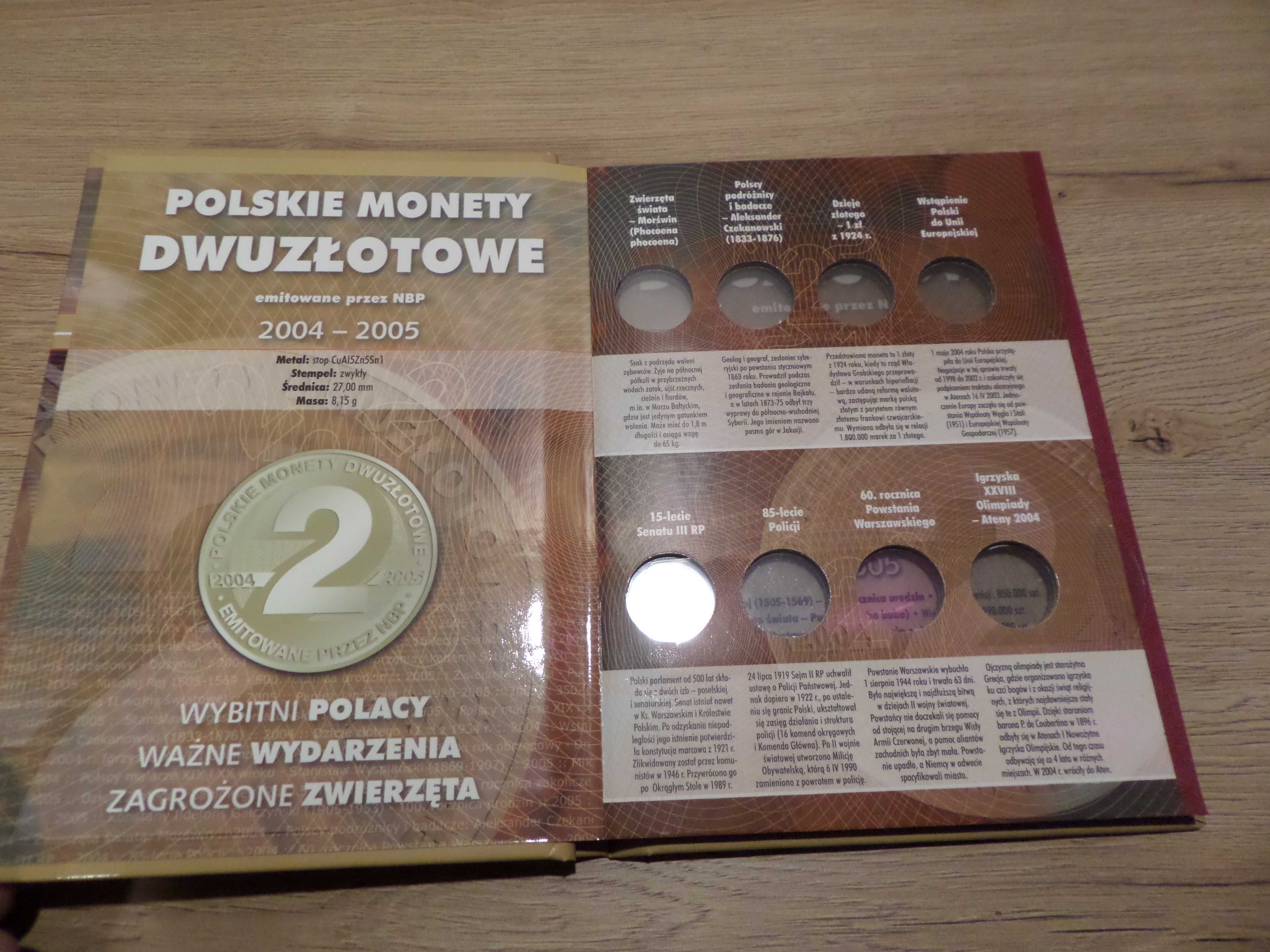 Klaser Na Polskie Monety Dwuzłotowe 2004