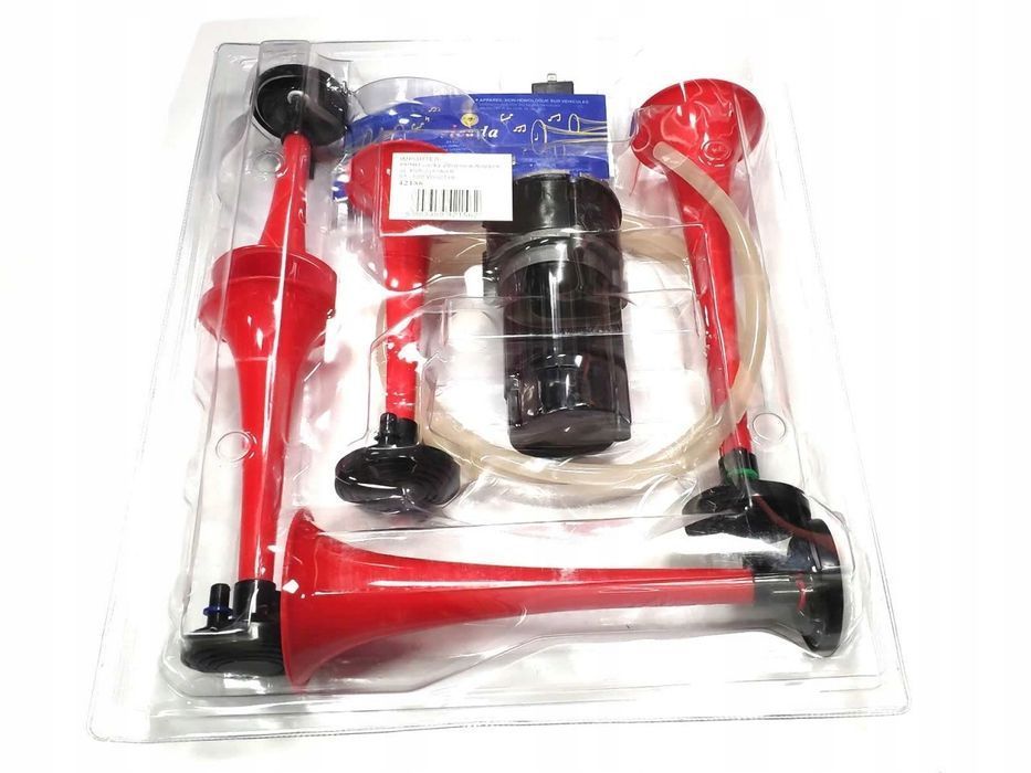 Fanfara klakson z melodią LA CUCARACHA kompresor 12V