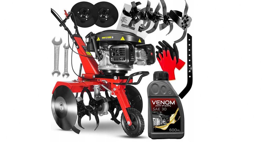 Mega Mocna Glebogryzarka Venom 60 cm 2900 W 9 KM