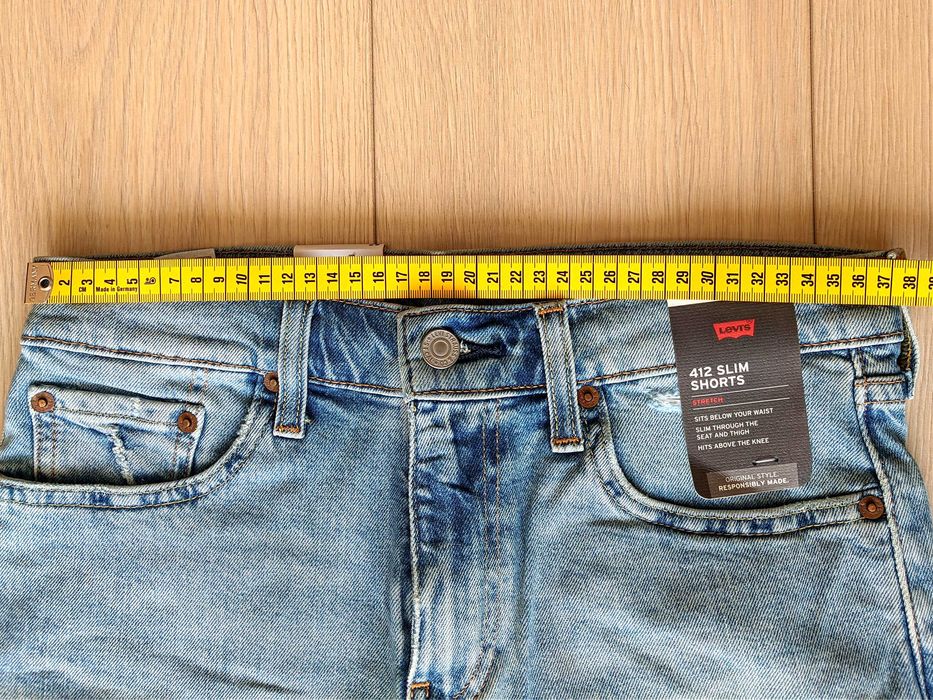 Шорты мужские джинсовые Levi's 412 Slim Fit 9"