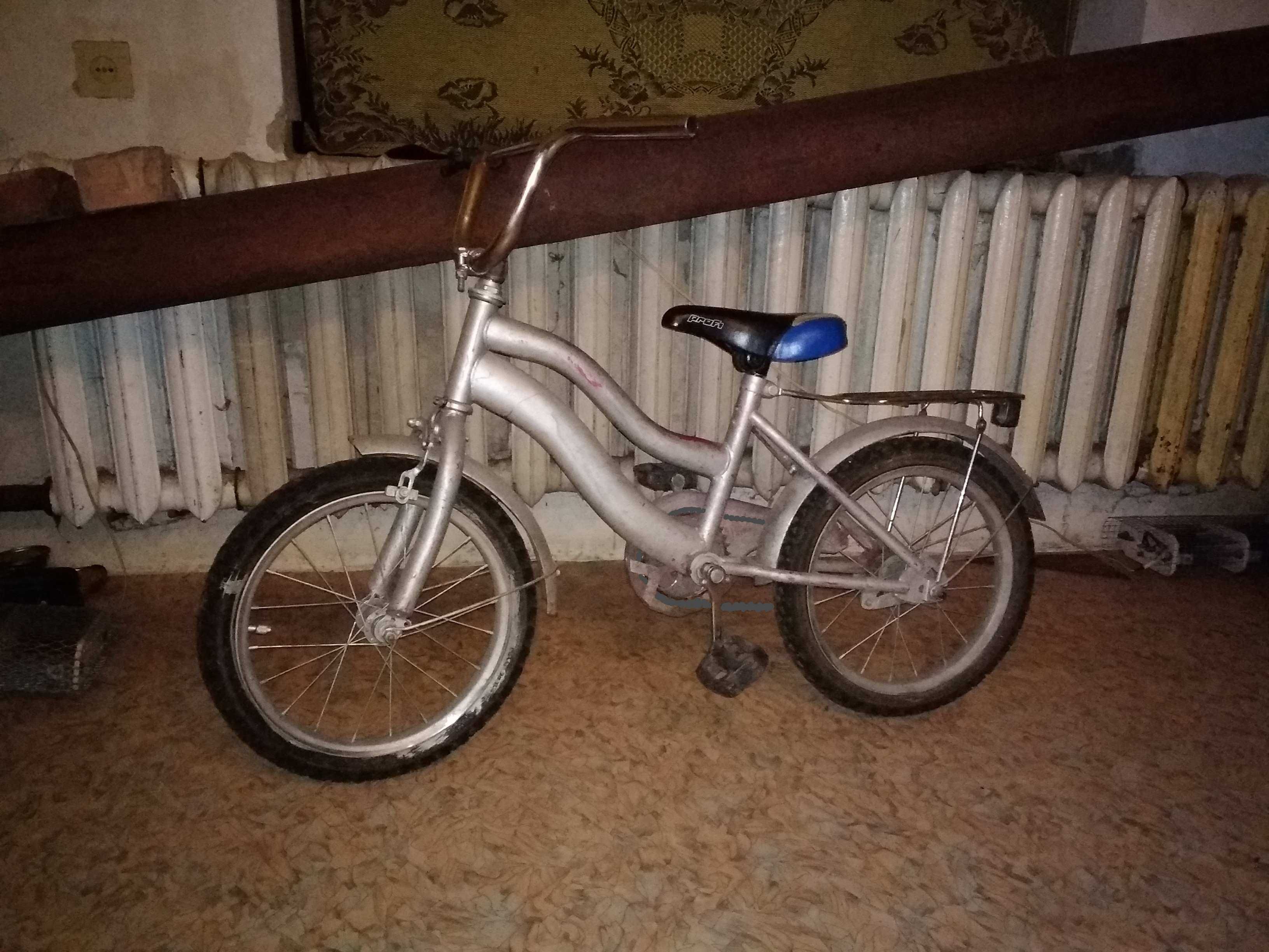 Велосипед детский 3 шт колёса 16' и 18' для ребёнка 4 - 9 лет 150гр