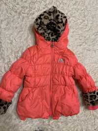 Зимняя детская куртка-пуховик на девочку 3 года