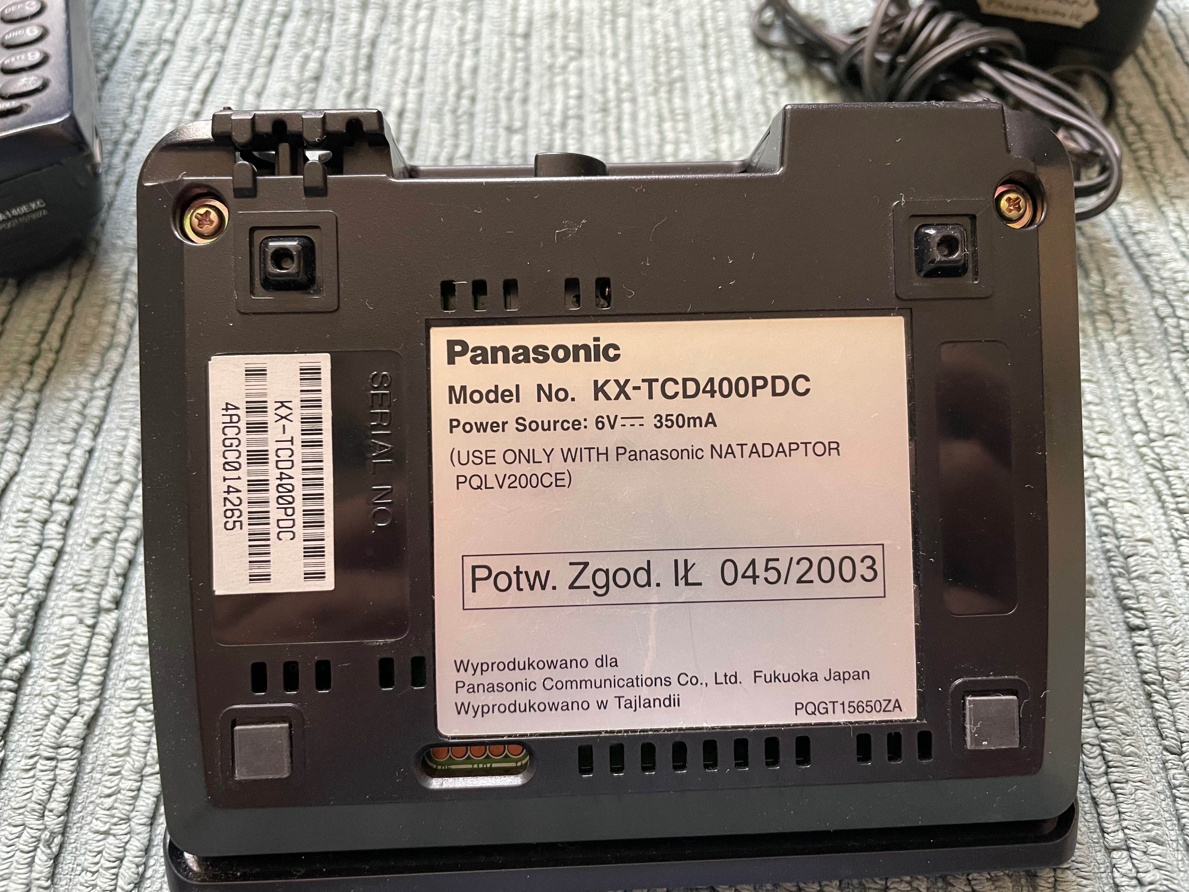 telefon bezprzewodowy Panasonic KX-TCD400PDC