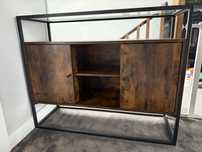 Komoda, konsola Loft rustykalny brąz