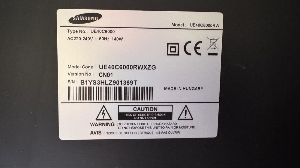 Telewizor samsung 40’