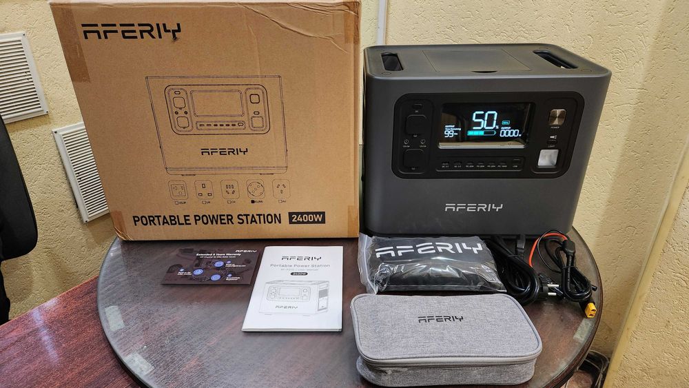 В наявності !!! Зарядна станція AFERIY P210 2048Wh wi-fi Євро