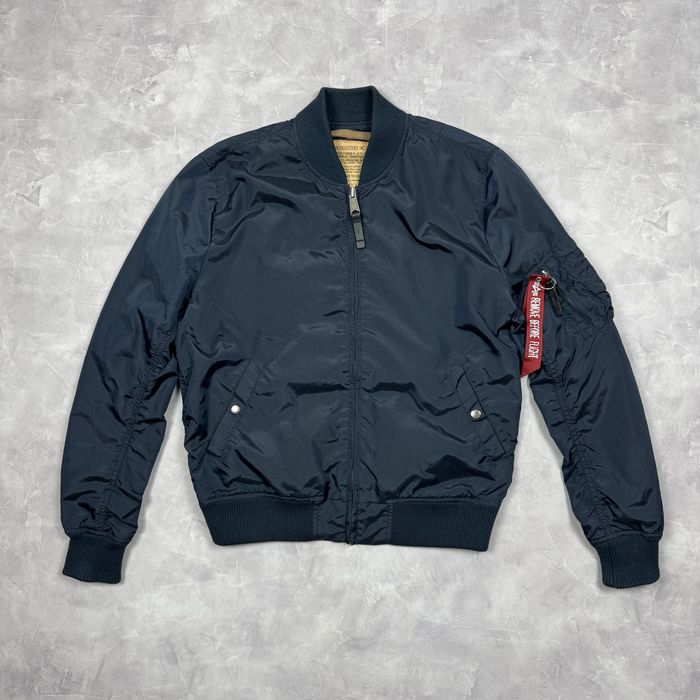 Чоловічій бомбер, куртка Alpha Industries розмір L