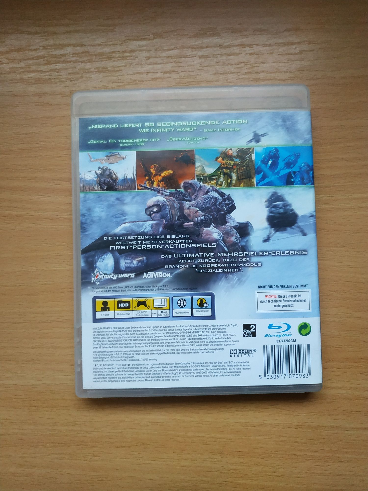 Call of duty modern warfare 2 ps3, wysyłka olx