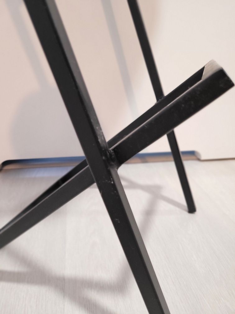 Hoker stołek barowy krzesło taboret industrialny loft drewno