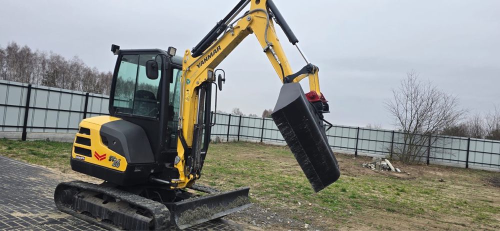 Minikoparka koparka Yanmar sv26 long  2.7t jcb kubota Cat