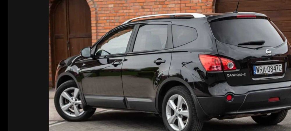 Nissan Qashqai+2 2.0 B+gaz full servis, bezwypadkowy