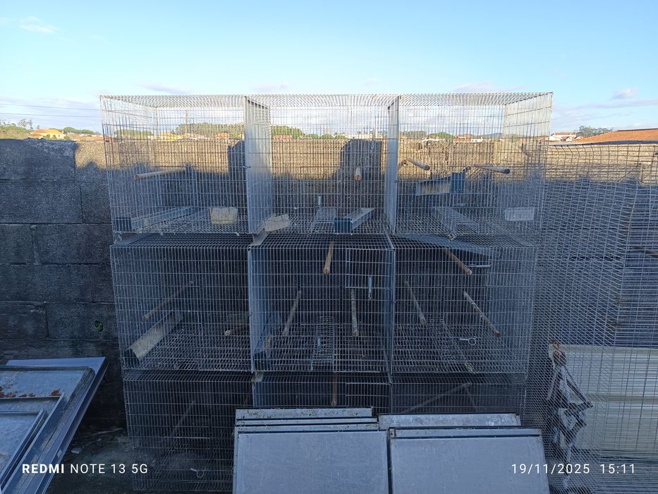 Viveiros com 9 divisões