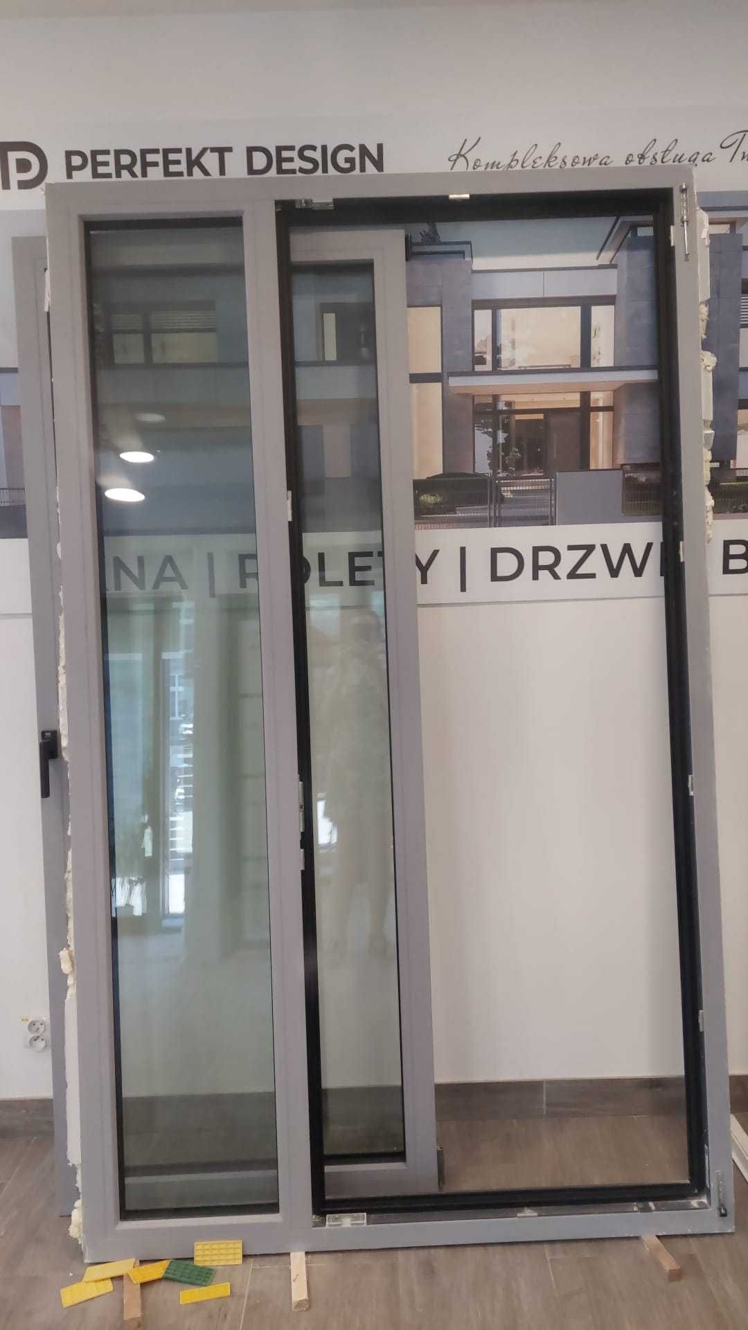 Okno Pava Oknoplast 1380 x 2270 z doświetlem WYPRZEDAŻ !! 2 kolory