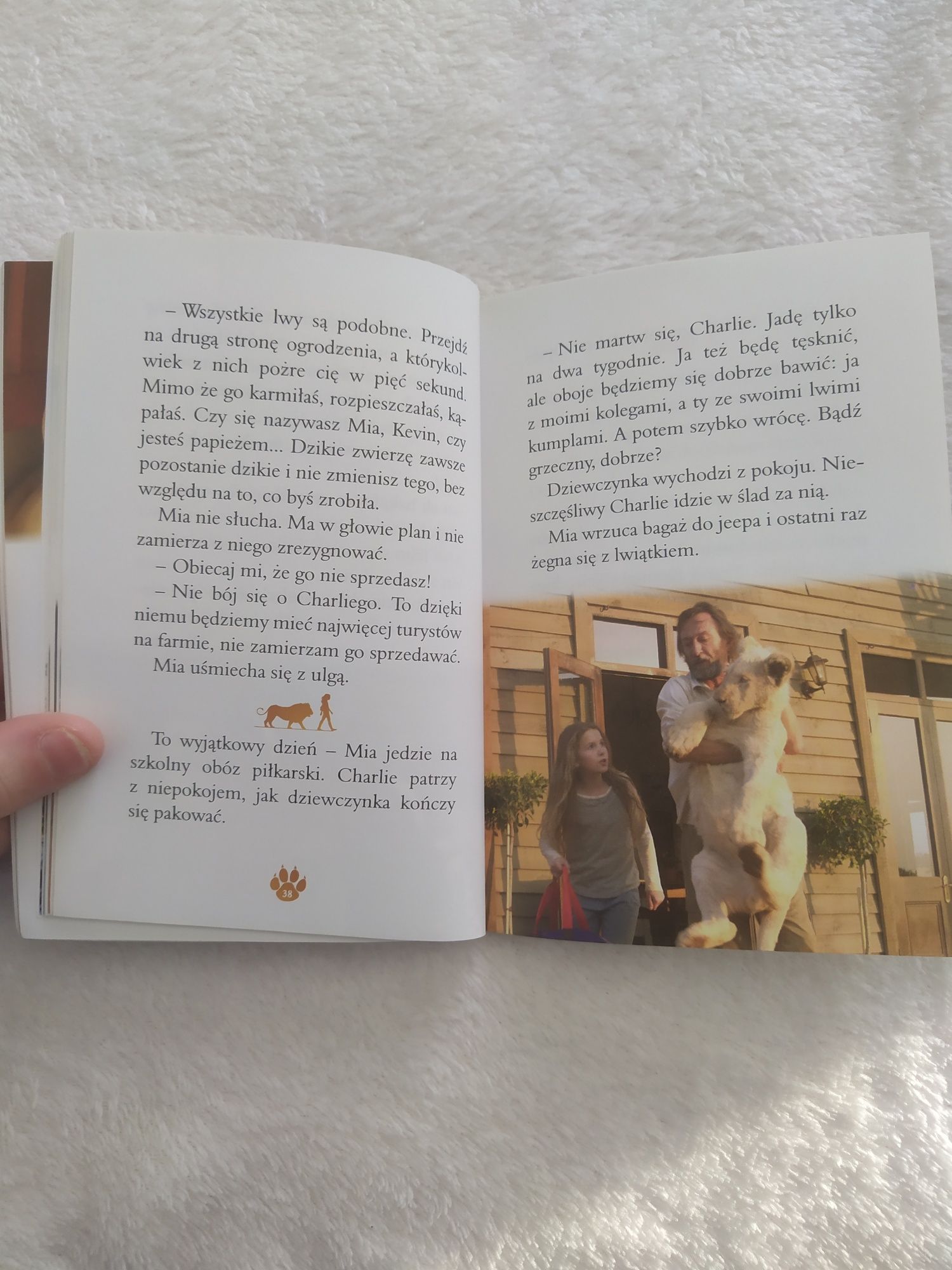 Książka Mia i biały lew