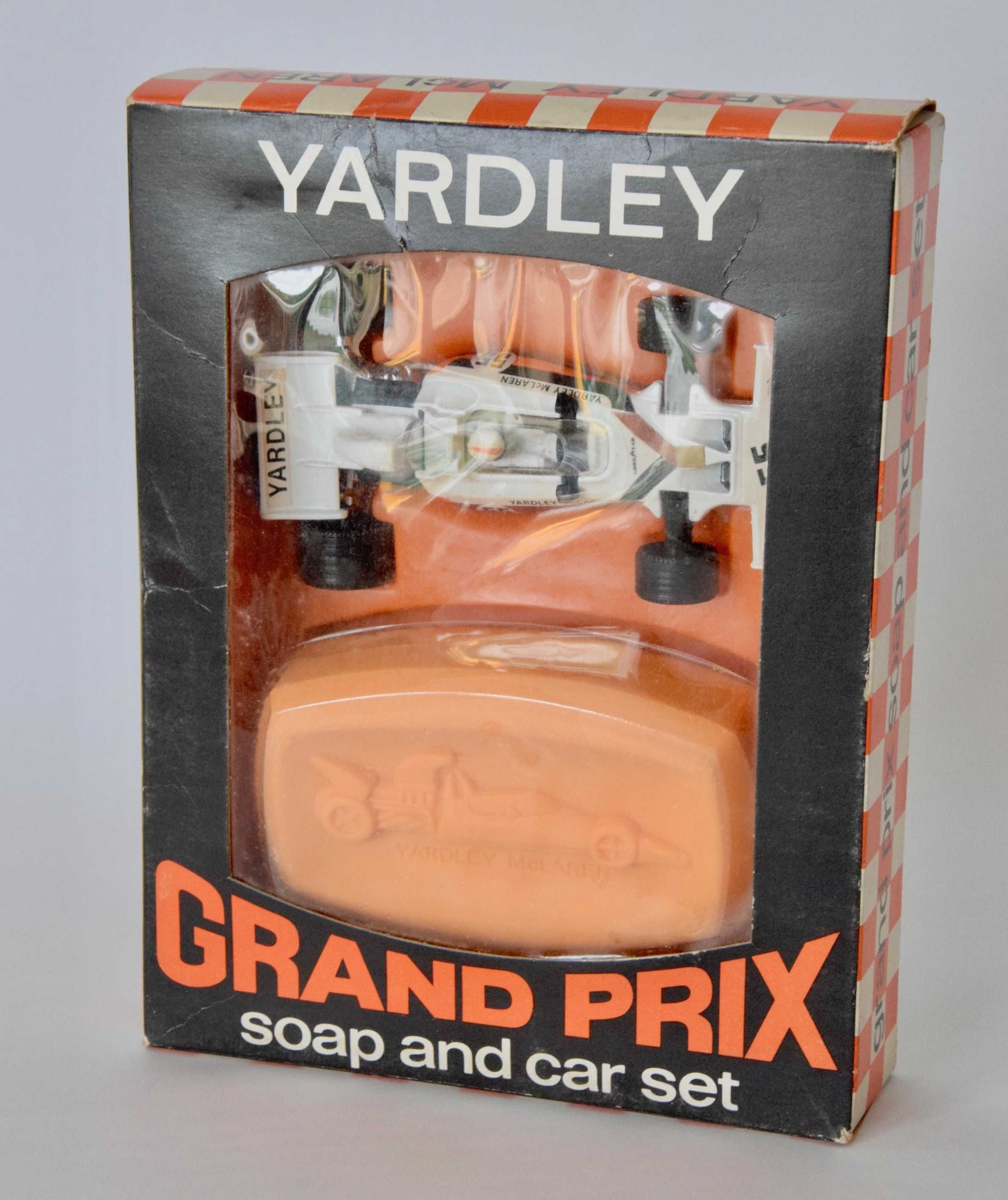 Conjunto de miniatura 1/36 Mac Laren F1 e sabonete Yardley