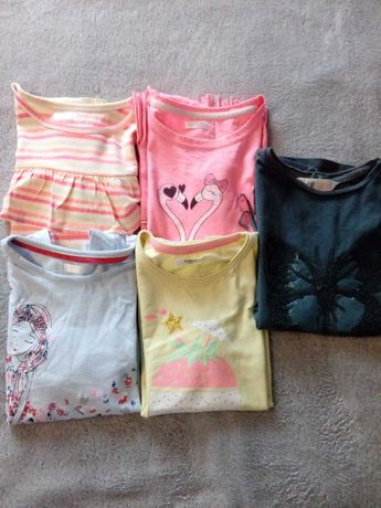 Bluzeczki dla dziewczynki r.122-128