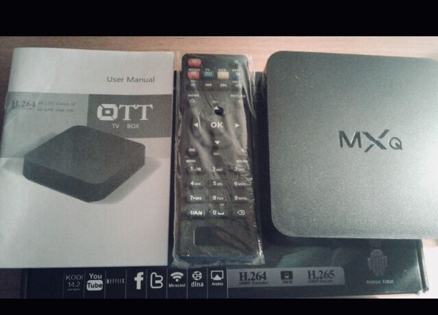 Приставка тюнер для телевизора OTT TV BOX MXq