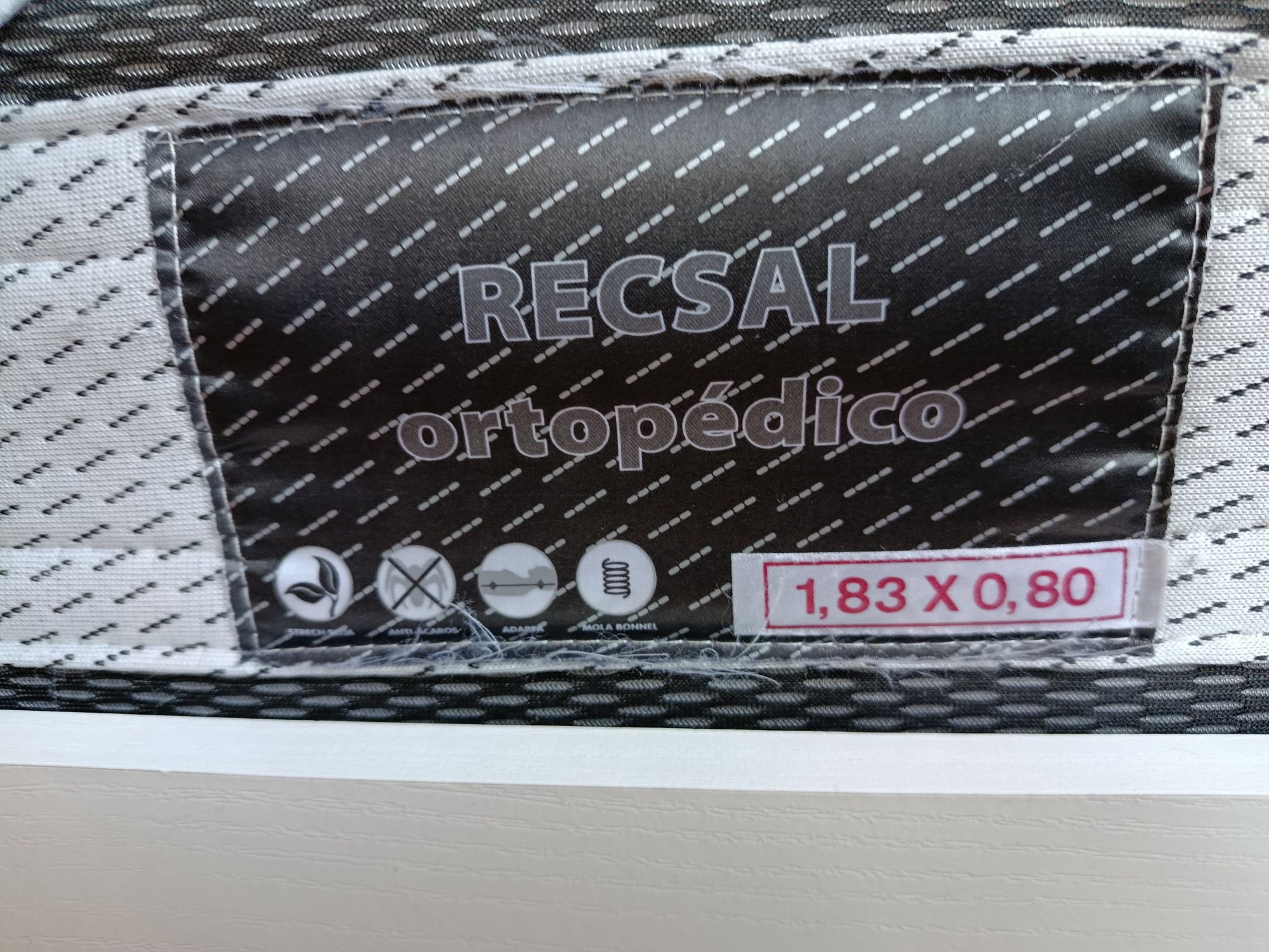 Cama dupla com colchões
