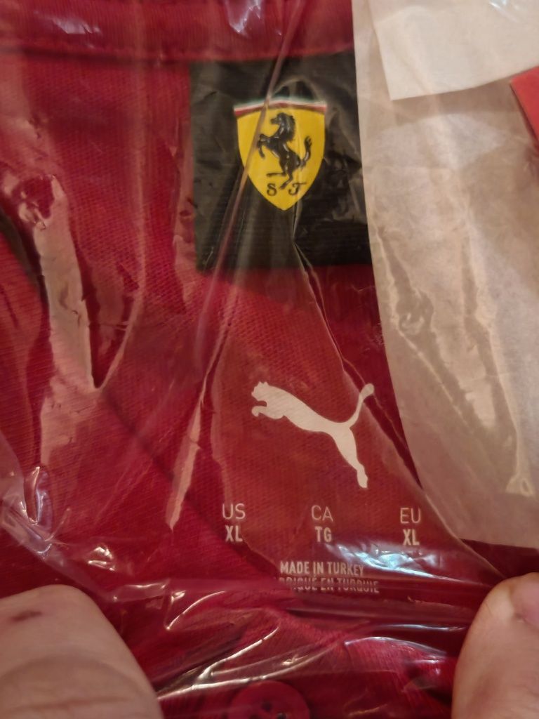 ### koszulka Polo Ferrari Puma XL Scuderia czerwona