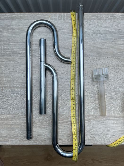 AQS stalowa rurka wylotowa i ssaca ze skimmerem 16/22MM do akwarium