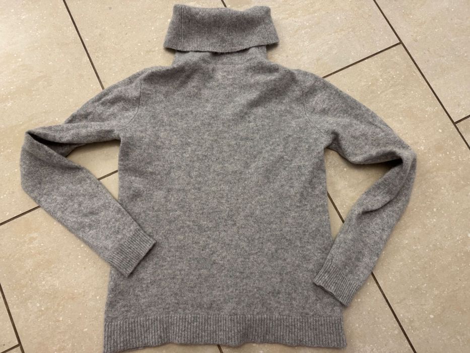 Zalando Essentials szary damski, sweterek premium kaszmir super stan S