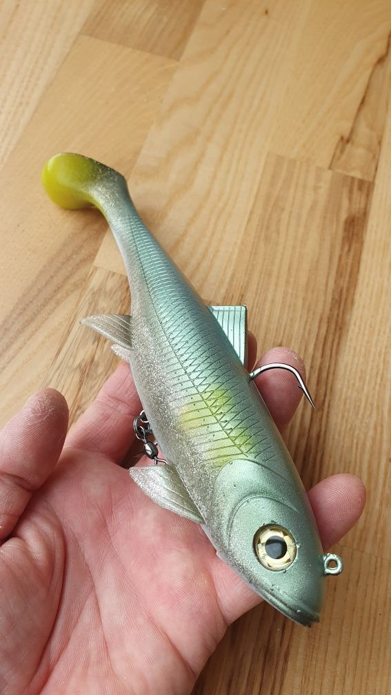 Duże szczupakowe gumy cast, trolling 23cm, 150gr