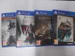 Zestaw 4 gier PS4 Assassin x2 , shadow of war, batman