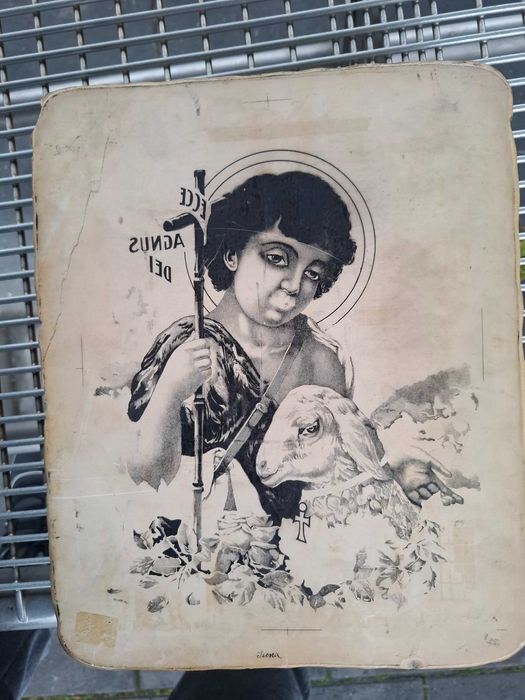 Велика ікона на камені вага біля 10кг