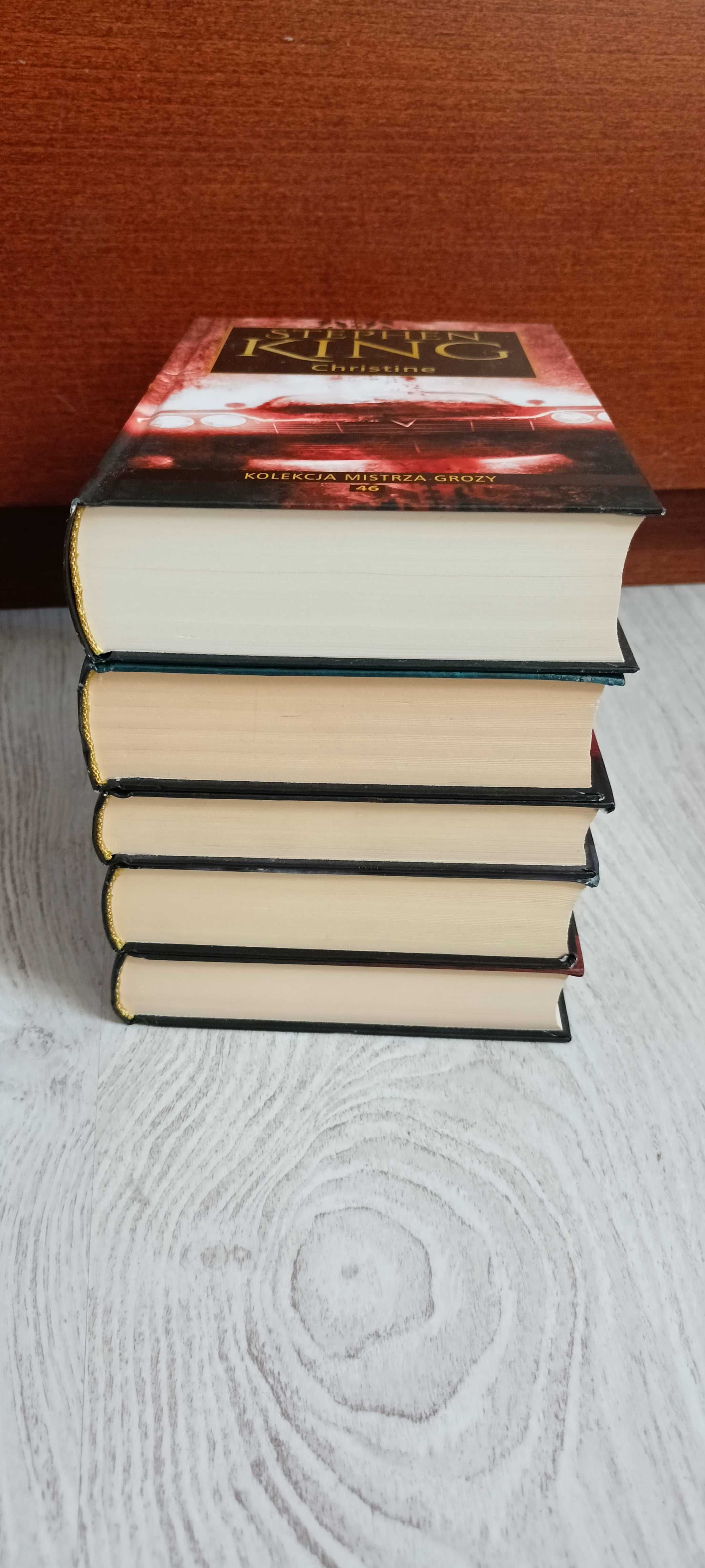 Stephen King Lśnienie + Misery + Cmętarz zwieżąt + Christine + Carrie