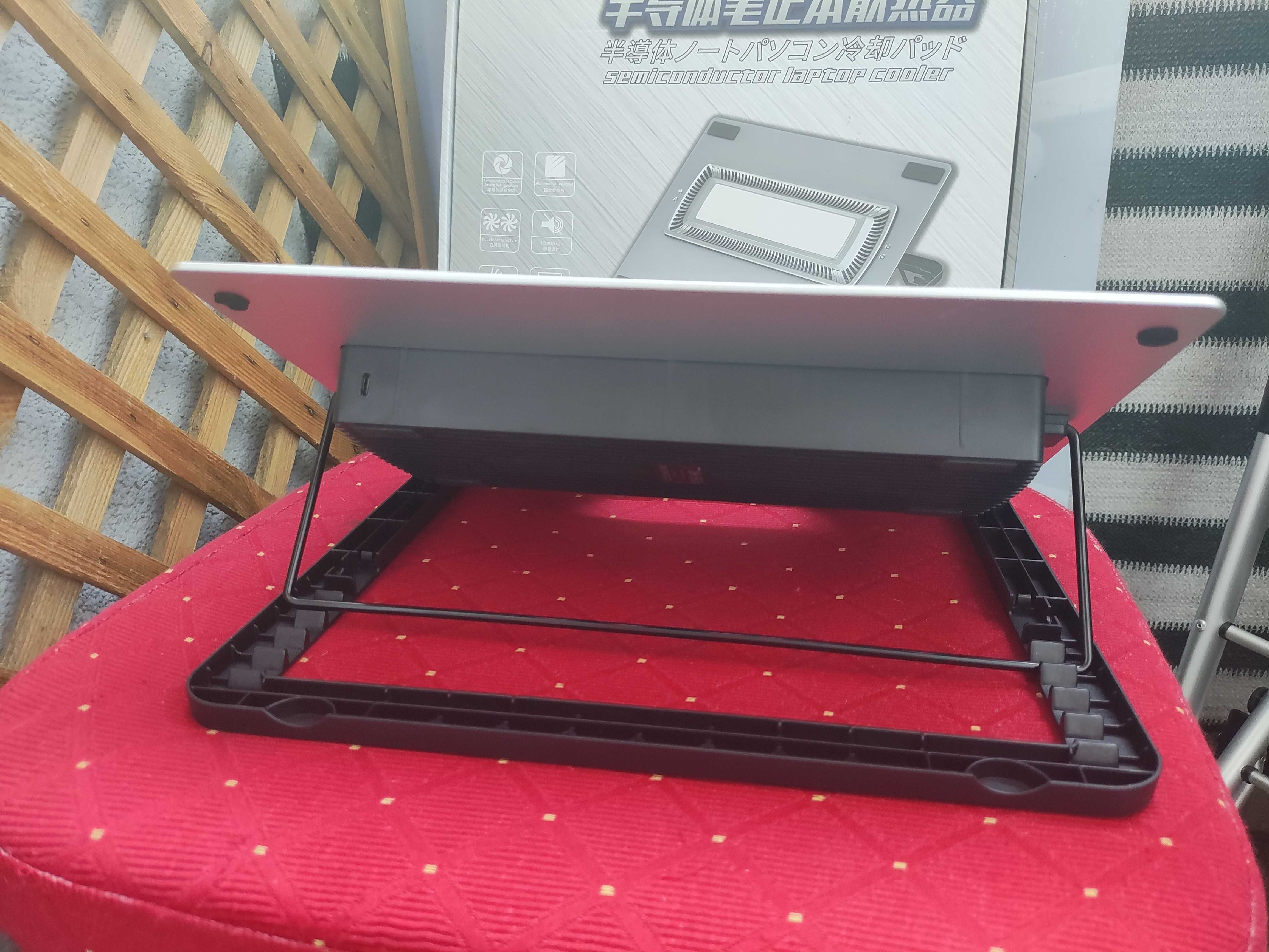 Podstawka Chłodząca RGB do Laptopa Notebook MacBook podkładka Stojak